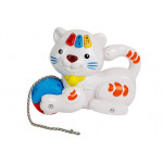Tiger - vzdelávacia hračka so zvukom - biely Tiger - vzdelávacia hračka so zvukom - biely